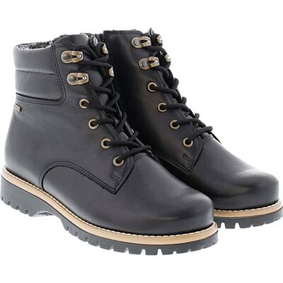 Pomar Women's Rae GORE-TEX Ankle Boot Black Nappa 36 Pomar Women's Rae GORE-TEX Ankle Boot Black Nappa 36