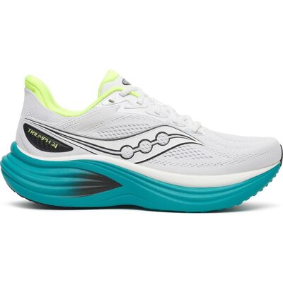 Saucony Men's Triumph 24 White/tranquil 44.5 Saucony Men's Triumph 24 White/tranquil 44.5