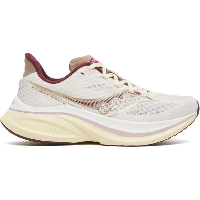 Saucony Women's Endorphin Speed 5 Ivory/maroon 38 Saucony Women's Endorphin Speed 5 Ivory/maroon 38