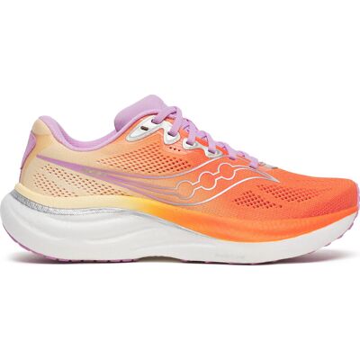 Saucony Women's Ride 19 Fire/Orchid 37 Saucony Women's Ride 19 Fire/Orchid 37