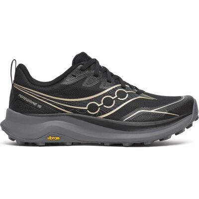 Saucony Women's Peregrine 16 Black/carbon 38.5 Saucony Women's Peregrine 16 Black/carbon 38.5