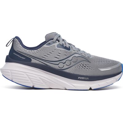 Saucony Men's Guide 18 Wide Flint/Navy 40 Saucony Men's Guide 18 Wide Flint/Navy 40