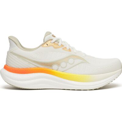 Saucony Men's Triumph 23 Ivory/fire 48 Saucony Men's Triumph 23 Ivory/fire 48
