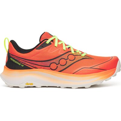 Saucony Men's Peregrine 16 Fire/black 47 Saucony Men's Peregrine 16 Fire/black 47