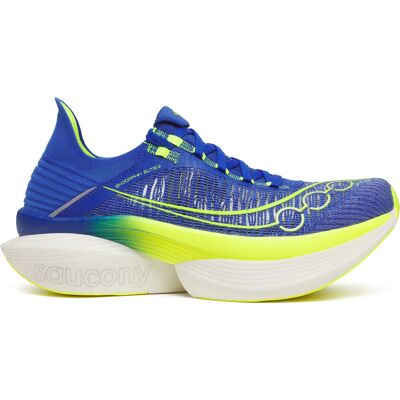 Saucony Unisex Endorphin Elite 2 Lapis/citron 38 Saucony Unisex Endorphin Elite 2 Lapis/citron 38