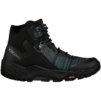 Viking Unisex Cerra Rolling Mid Gore-Tex Black/Aqua 44 Viking Unisex Cerra Rolling Mid Gore-Tex Black/Aqua 44