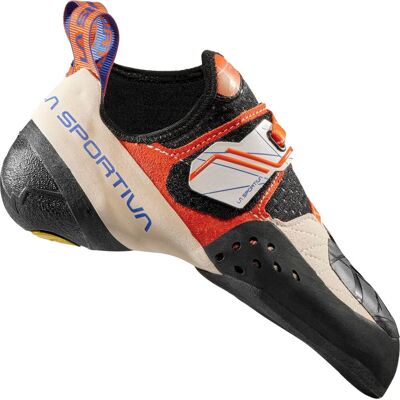 La Sportiva Solution - Klatresko for kvinner - Hvit/Oransje La Sportiva Solution - Klatresko for kvinner - Hvit/Oransje