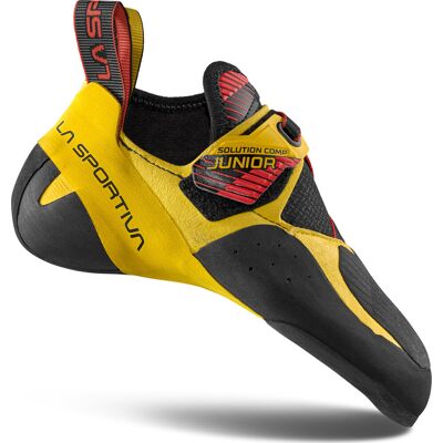 La Sportiva Kids' Solution Comp Jr Yellow/Black 35 La Sportiva Kids' Solution Comp Jr Yellow/Black 35