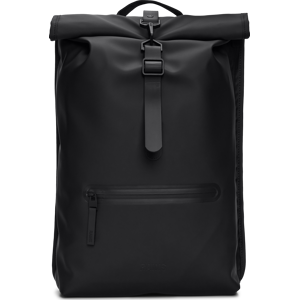 Rains Rolltop Rucksack W3 Black OneSize, Black