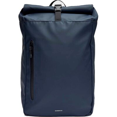 Sandqvist Stream Rolltop Backpack 14" Navy One Size Sandqvist Stream Rolltop Backpack 14" Navy One Size