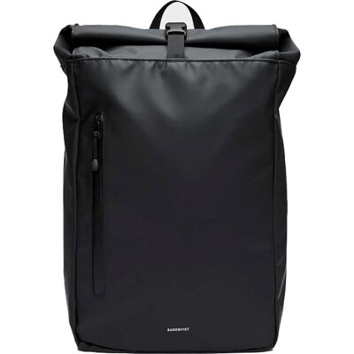Sandqvist Stream Rolltop Backpack 14" Black One Size Sandqvist Stream Rolltop Backpack 14" Black One Size