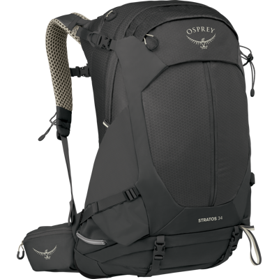 Osprey Men's Stratos 34 Raven Black OneSize Osprey Men's Stratos 34 Raven Black OneSize