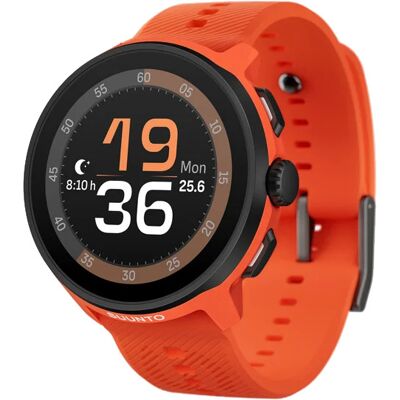 Suunto Run (With Silicone Strap) Coral Orange OneSize Suunto Run (With Silicone Strap) Coral Orange OneSize