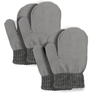 Lindberg Kids' Sundsvall Mitten 2 Pack Grey/Anth 12CM/1-3Y Lindberg Kids' Sundsvall Mitten 2 Pack Grey/Anth 12CM/1-3Y