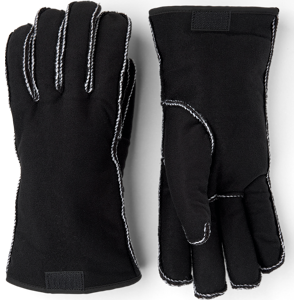 Hestra Gauntlet Fleece Liner 5-Finger Black 10, Black