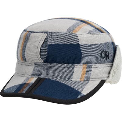 Outdoor Research Men's Yukon Cap Dark Navy Plaid L Outdoor Research Men's Yukon Cap Dark Navy Plaid L