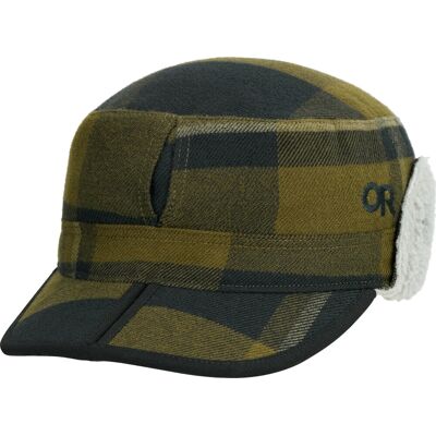 Outdoor Research Men's Yukon Cap Dark Olive Plaid M Outdoor Research Men's Yukon Cap Dark Olive Plaid M