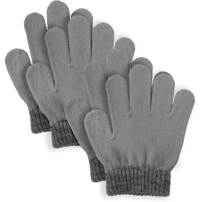 Lindberg Kids' Sundsvall Glove 2 Pack Grey/Anth 15CM/5-8 Years Lindberg Kids' Sundsvall Glove 2 Pack Grey/Anth 15CM/5-8 Years