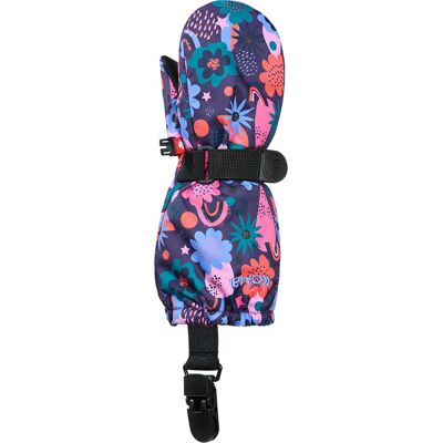 Kombi Kids' Crazy Caribo Mitten Purple Rainbow Flower M Kombi Kids' Crazy Caribo Mitten Purple Rainbow Flower M