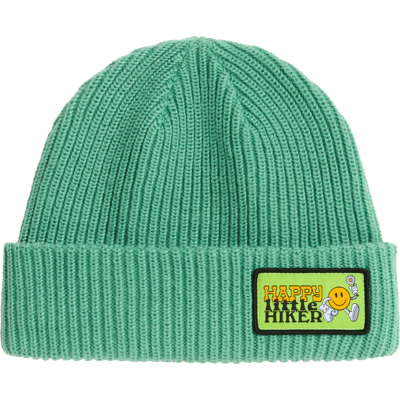 The North Face Kids' Salty Lined Beanie Dimmed Algae/Hike Patch One Size The North Face Kids' Salty Lined Beanie Dimmed Algae/Hike Patch One Size