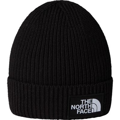 The North Face Kids' TNF Logo Box Cuffed Beanie TNF Black OneSize The North Face Kids' TNF Logo Box Cuffed Beanie TNF Black OneSize