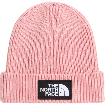 The North Face Kids' TNF Logo Box Cuffed Beanie Primrose One Size The North Face Kids' TNF Logo Box Cuffed Beanie Primrose One Size