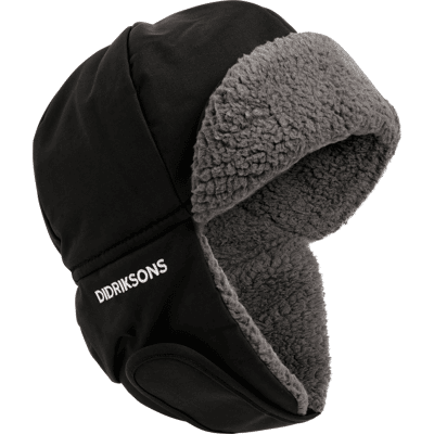 Didriksons Kids' Biggles Cap Black 54 Didriksons Kids' Biggles Cap Black 54