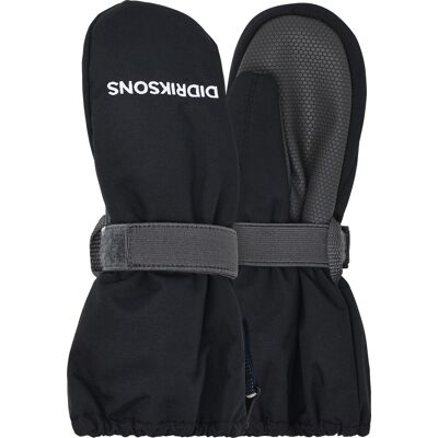 Didriksons Kids' Biggles Zip Mitten 8 Black 0-2 Years Didriksons Kids' Biggles Zip Mitten 8 Black 0-2 Years