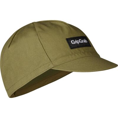 Gripgrab Classic Cotton Cycling Cap Olive Green S/M Gripgrab Classic Cotton Cycling Cap Olive Green S/M