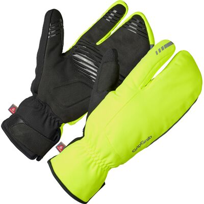Gripgrab Nordic 2 Windproof Deep Winter Lobster Gloves Yellow Hi-Vis XXL Gripgrab Nordic 2 Windproof Deep Winter Lobster Gloves Yellow Hi-Vis XXL