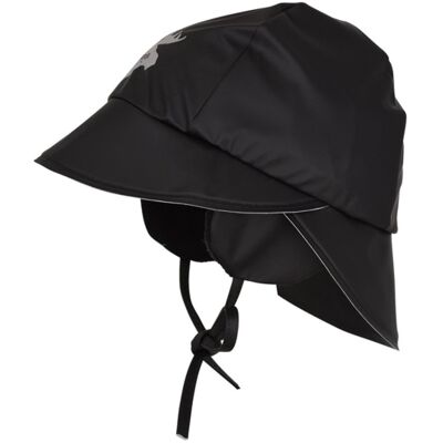 Lindberg Kids' Hjuvik Rain Hat Black 50 Lindberg Kids' Hjuvik Rain Hat Black 50