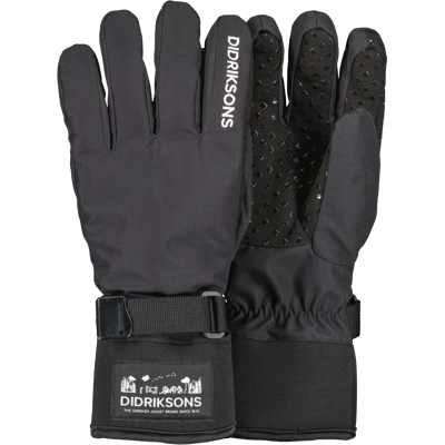 Didriksons Kids' Lovas Five Finger Gloves 2 Black 4 Didriksons Kids' Lovas Five Finger Gloves 2 Black 4