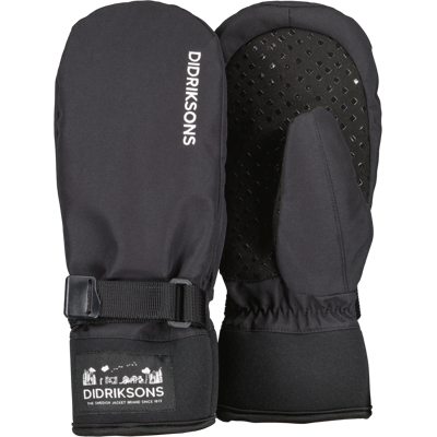 Didriksons Kids' Lovas Mitten Black 7 Didriksons Kids' Lovas Mitten Black 7