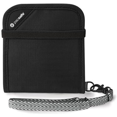 Pacsafe RFIDsafe V100 Bifold Wallet Black OneSize Pacsafe RFIDsafe V100 Bifold Wallet Black OneSize