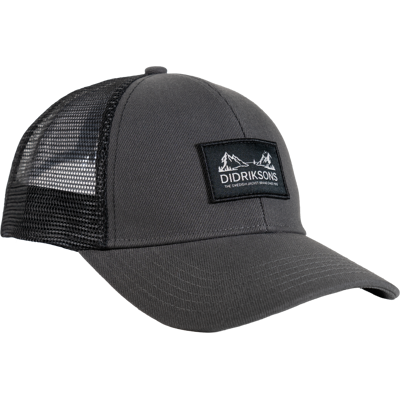 Didriksons Pellas Cap Black/Grey S/M Didriksons Pellas Cap Black/Grey S/M
