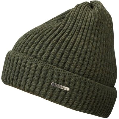 Stetson Unisex Beanie Merino Wool Olive One Size Stetson Unisex Beanie Merino Wool Olive One Size