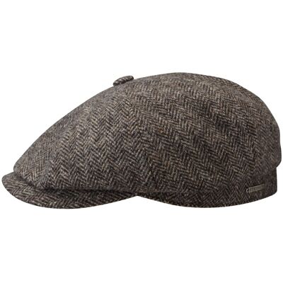 Stetson Men's Hatteras Wool Herringbone Grey Herringbone S Stetson Men's Hatteras Wool Herringbone Grey Herringbone S