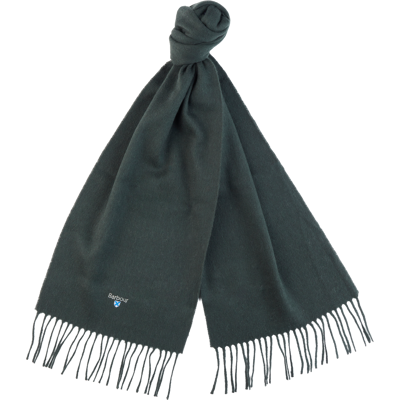 Barbour Unisex Plain Lambswool Scarf Forest Green One Size Barbour Unisex Plain Lambswool Scarf Forest Green One Size