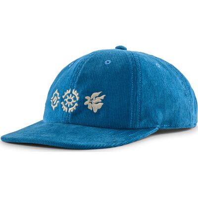 Patagonia Men's Corduroy Cap Kaleido Flowers: Shore Blue One Size Patagonia Men's Corduroy Cap Kaleido Flowers: Shore Blue One Size