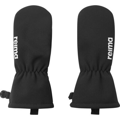 Reima Kids' Softshell Mittens Osaten Black 6 Reima Kids' Softshell Mittens Osaten Black 6