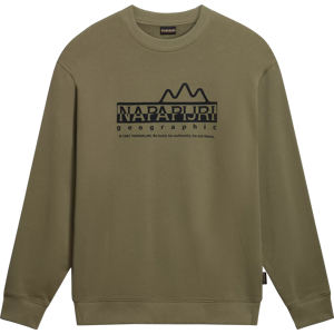 Napapijri Unisex Faber Sweatshirt Green Lichen M, Green Lichen