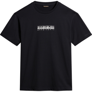 Napapijri Men's Box Short Sleeve T-Shirt Winter Black M, Black