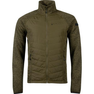 Halti Men's Streams Hybrid Knit Layer Jacket Dark Olive Green Melange XL Halti Men's Streams Hybrid Knit Layer Jacket Dark Olive Green Melange XL