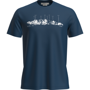 Icebreaker Men's Merino 150 Tech Lite Ss Tee The Peaks Atlantis M Icebreaker Men's Merino 150 Tech Lite Ss Tee The Peaks Atlantis M