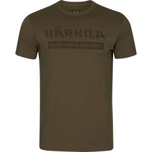 Härkila Men's Logo SS T-Shirt Willow Green M Härkila Men's Logo SS T-Shirt Willow Green M