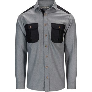 Aclima Men's ReBorn Woolshirt Light Grey Melange M Aclima Men's ReBorn Woolshirt Light Grey Melange M
