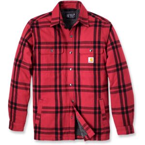 Carhartt Men's Roane Hooded Shirt Jacket Crabapple S Carhartt Men's Roane Hooded Shirt Jacket Crabapple S