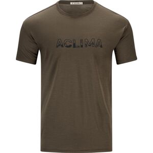 Aclima Men's LightWool 140 Classic Tee Logo Tarmac L Aclima Men's LightWool 140 Classic Tee Logo Tarmac L