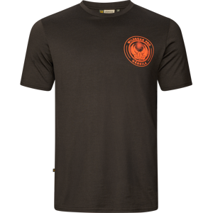 Härkila Men's Game Short Sleeve T-Shirt Shadow Brown Wildboar L Härkila Men's Game Short Sleeve T-Shirt Shadow Brown Wildboar L