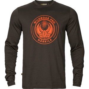 Härkila Men's Game Long Sleeve T-Shirt Shadow Brown Wildboar L Härkila Men's Game Long Sleeve T-Shirt Shadow Brown Wildboar L